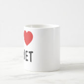 I Liebe .NET Kaffeetasse (Mittel)