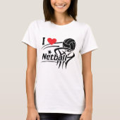 I Liebe Netball T-Shirt (Vorderseite)
