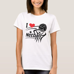 I Liebe Netball T-Shirt