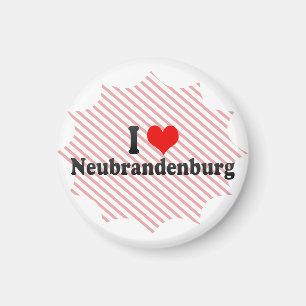 I Liebe Neubrandenburg, Deutschland Magnet
