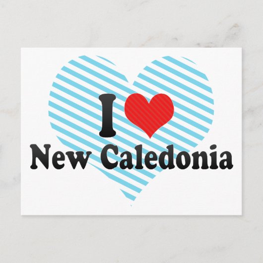 I Liebe Neukaledonien Postkarte (Vorderseite)
