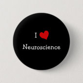 I Liebe Neurowissenschaften Button (Vorderseite)