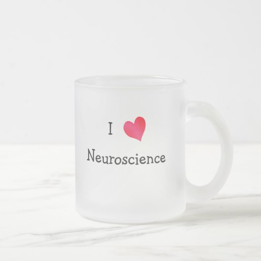 I Liebe Neurowissenschaften Mattglastasse (Rechts)