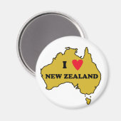 I Liebe Neuseeland (Australien) Magnet (Vorderseite/Rückseite)