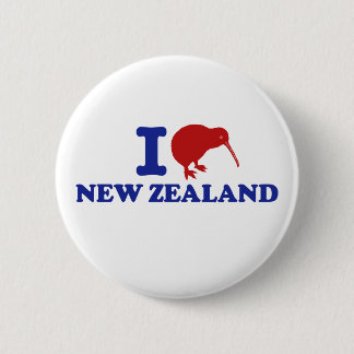 I Liebe Neuseeland Button