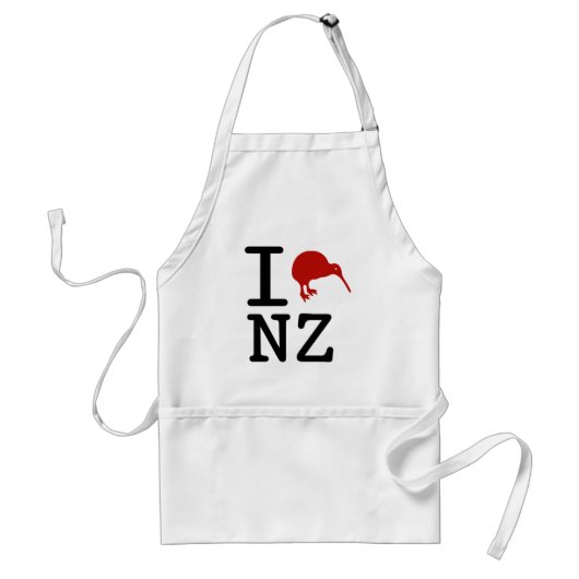 I Liebe-Neuseeland-Kiwi-Schürze Schürze (Vorne)