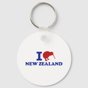 I Liebe Neuseeland Schlüsselanhänger