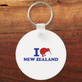 I Liebe Neuseeland Schlüsselanhänger (Vorderseite)