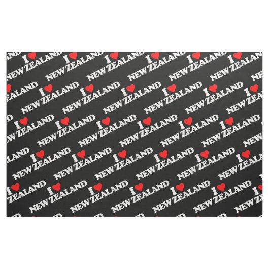 I LIEBE NEUSEELAND STOFF (Fat Quarter (45,7 x 55,9 cm))