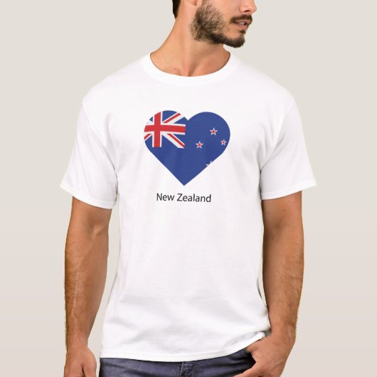 I Liebe Neuseeland T-Shirt (Vorderseite)