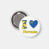 I Liebe Nevada Magnet (Vorderseite/Rückseite)