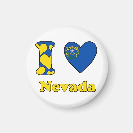 I Liebe Nevada Magnet (Vorne)