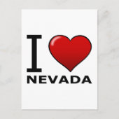 I LIEBE NEVADA POSTKARTE (Vorderseite)