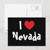 I Liebe Nevada Postkarte (Vorne/Hinten)