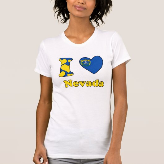 I Liebe Nevada T-Shirt (Vorderseite)