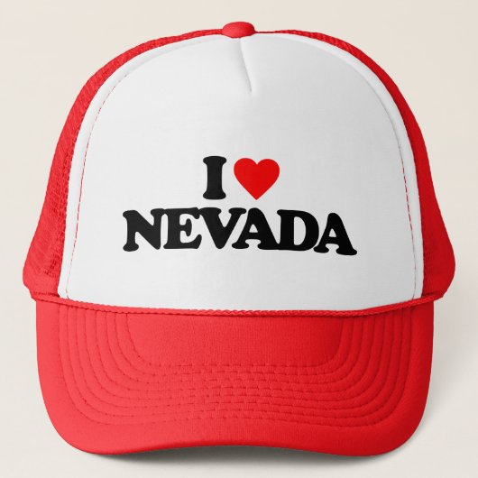 I LIEBE NEVADA TRUCKERKAPPE (Vorderseite)