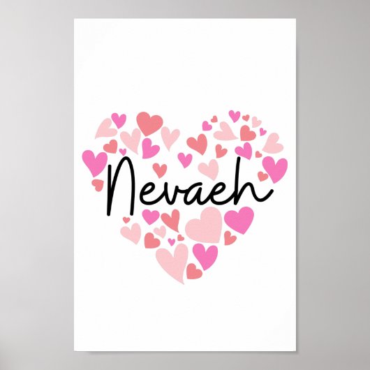 I Liebe Nevaeh Poster (Vorne)