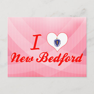I Liebe New Bedford, Massachusetts Postkarte