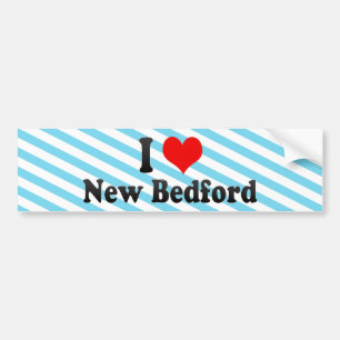 I Liebe New-Bedford, Vereinigte Staaten Autoaufkleber