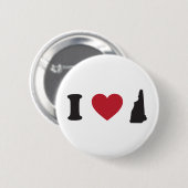 I Liebe New Hampshire Button (Vorne & Hinten)