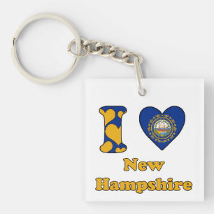 I Liebe New Hampshire Schlüsselanhänger