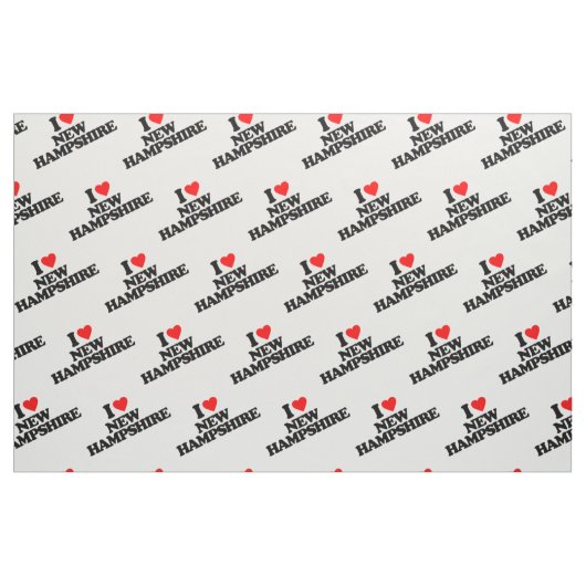 I LIEBE NEW HAMPSHIRE STOFF (Fat Quarter (45,7 x 55,9 cm))