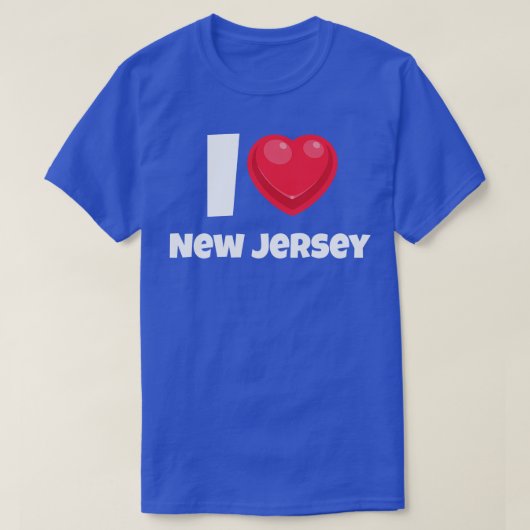 I Liebe New Jersey 1 T-Shirt (Design vorne)