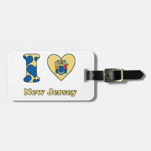I Liebe New Jersey Gepäckanhänger