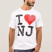 I Liebe New Jersey I Heart Nj T-Shirt (Vorderseite)