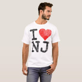 I Liebe New Jersey I Heart Nj T-Shirt (Vorne ganz)