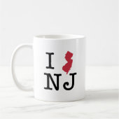 I Liebe New-Jersey Kaffeetasse (Links)