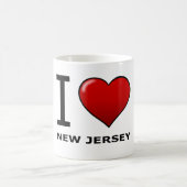 I LIEBE NEW-JERSEY KAFFEETASSE (Mittel)