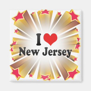 I Liebe New-Jersey Magnet