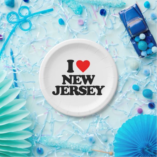 I LIEBE NEW-JERSEY PAPPTELLER (Party)