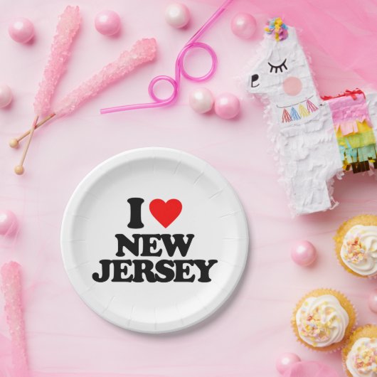 I LIEBE NEW-JERSEY PAPPTELLER (Party)