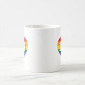 I Liebe New Jersey Rainbow Heart Kaffeetasse (Mittel)