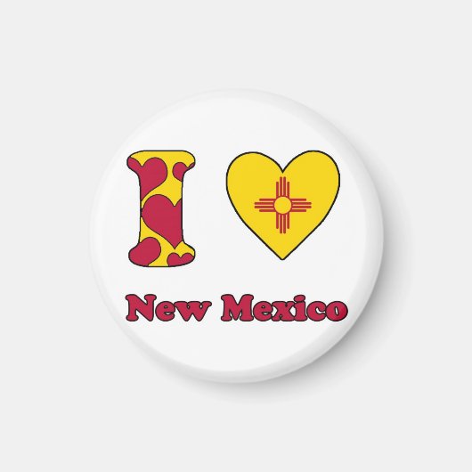 I Liebe New Mexico Magnet (Vorne)