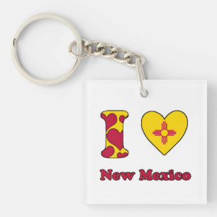 I Liebe New Mexico Schlüsselanhänger