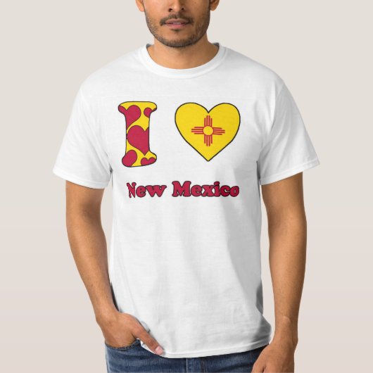 I Liebe New Mexico T-Shirt (Vorderseite)