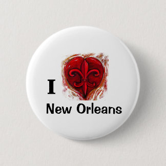 I Liebe New Orleans Button