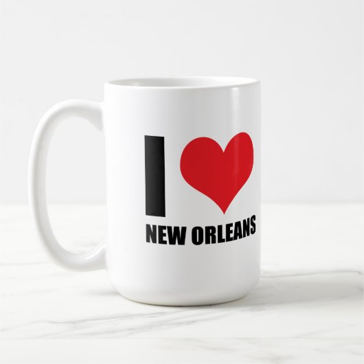 I Liebe New Orleans Kaffeetasse (Links)