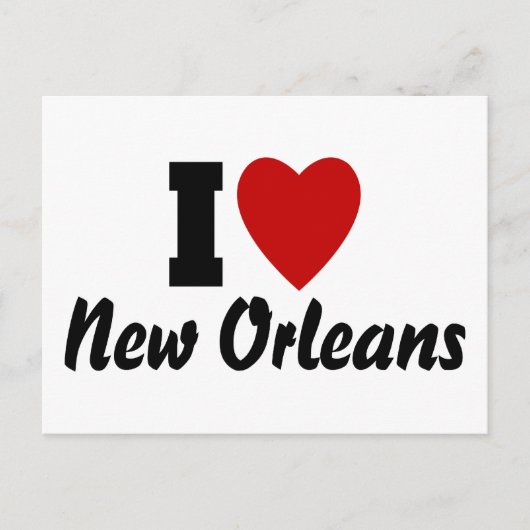 I Liebe New Orleans Postkarte (Vorderseite)