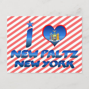 I Liebe New Paltz, New York Postkarte
