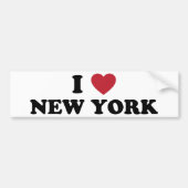 I Liebe New York Autoaufkleber (Vorne)