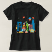 I Liebe New York City NY Icons Souvenir Geschenk T-Shirt (Design vorne)