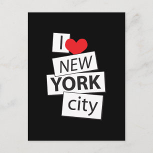 I Liebe New York City Postkarte