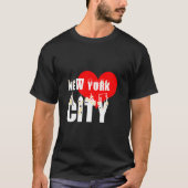 I Liebe New York City schön T-Shirt (Vorderseite)