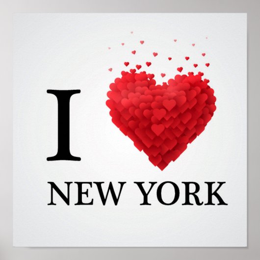 I Liebe New York Hearts Poster (Vorne)