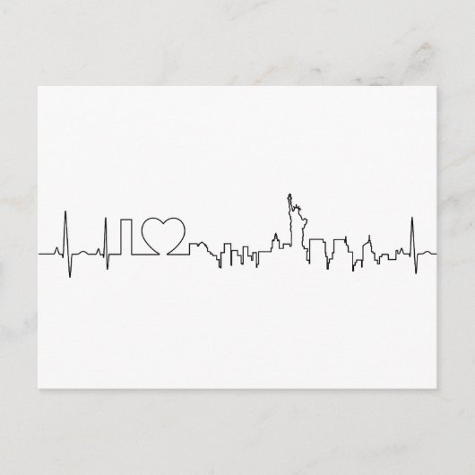 I Liebe New York in einer außerordentlichen Art Postkarte (Vorderseite)