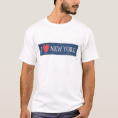 I Liebe New York - Klassisches NYC Souvenir Heart T-Shirt (Vorderseite)